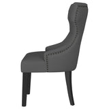 Baney Upholstered Parson Dining Side Chair with Tufted Back Grey by Coaster at Eve Furniture