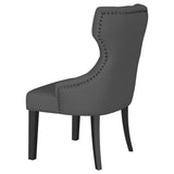 Baney Upholstered Parson Dining Side Chair with Tufted Back Grey by Coaster at Eve Furniture