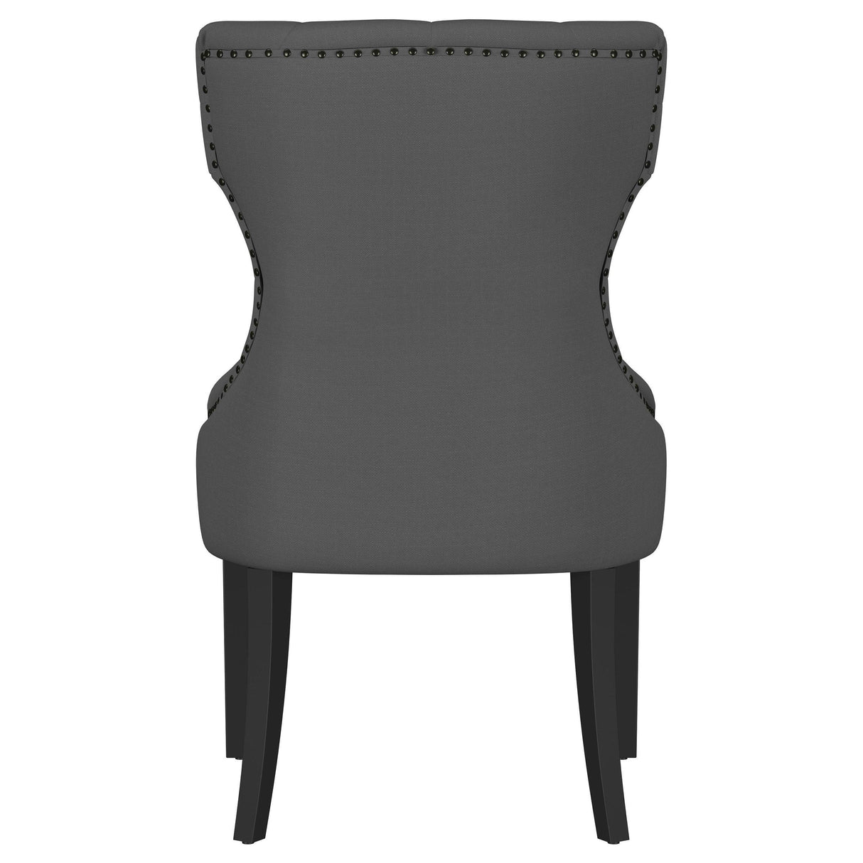 Baney Upholstered Parson Dining Side Chair with Tufted Back Grey by Coaster at Eve Furniture