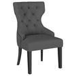 Baney Upholstered Parson Dining Side Chair with Tufted Back Grey by Coaster at Eve Furniture
