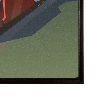 Banff Go Canada (SM) by Mercana Studio a Hand Embellished Decograph Framed Art Print by Mercana at Eve Furniture