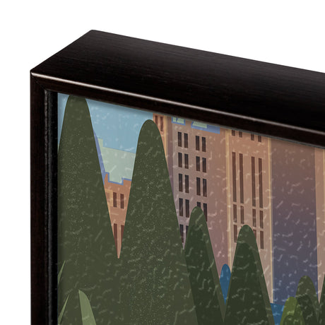 Banff Go Canada (SM) by Mercana Studio a Hand Embellished Decograph Framed Art Print by Mercana at Eve Furniture