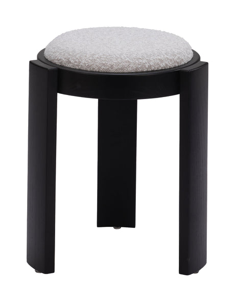 Banjul Misty Gray Ottoman by Zuomod at Eve Furniture