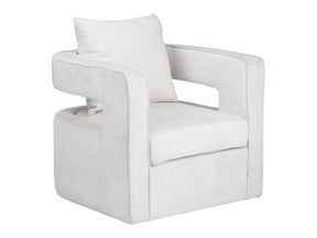 Banks White Accent Chair by Crestview at Eve Furniture