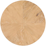 Banley Side Table, Light Natural by Dovetail at Eve Furniture