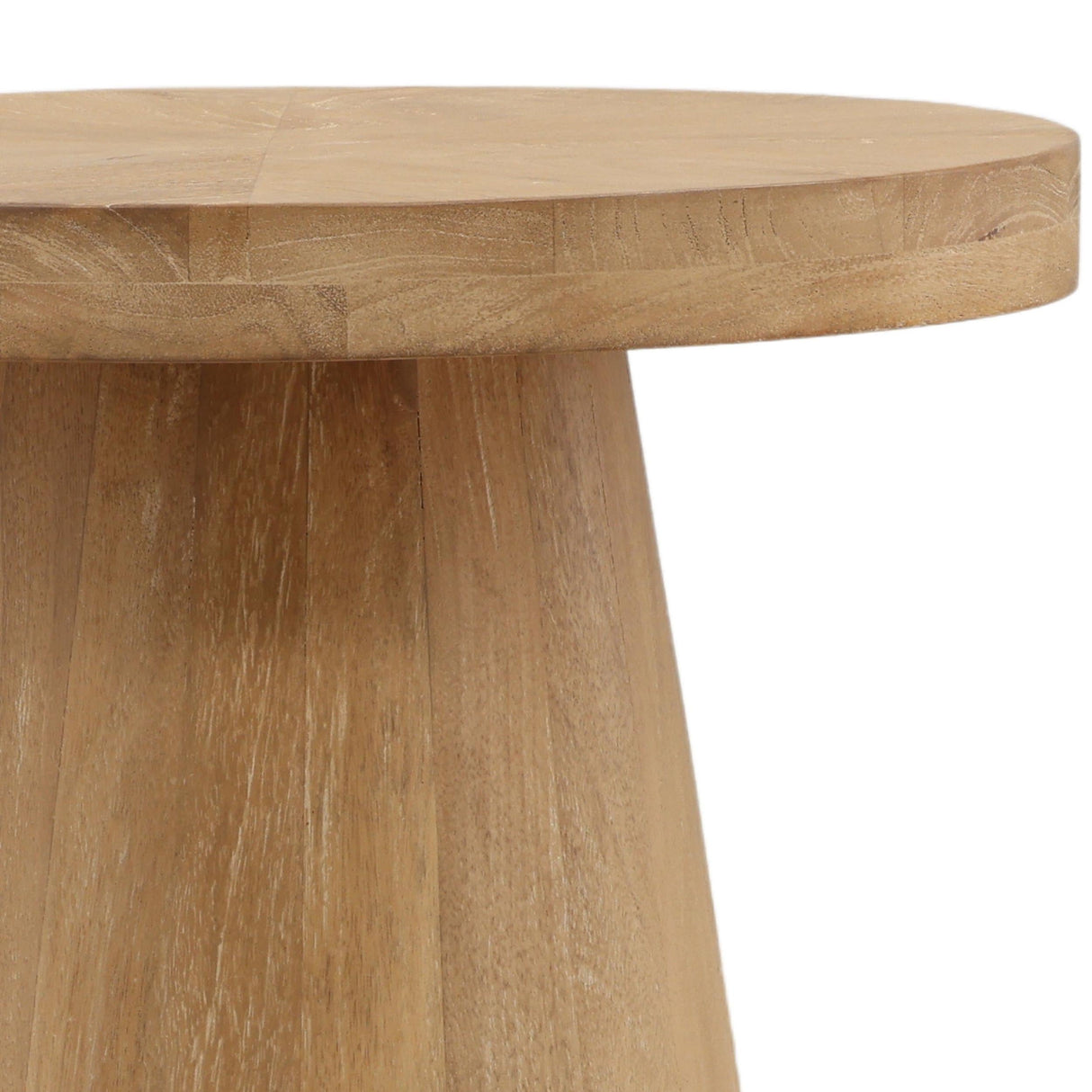 Banley Side Table, Light Natural by Dovetail at Eve Furniture