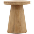 Banley Side Table, Light Natural by Dovetail at Eve Furniture