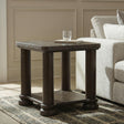 Bannette Dark Brown Square End Table by Ashley at Eve Furniture