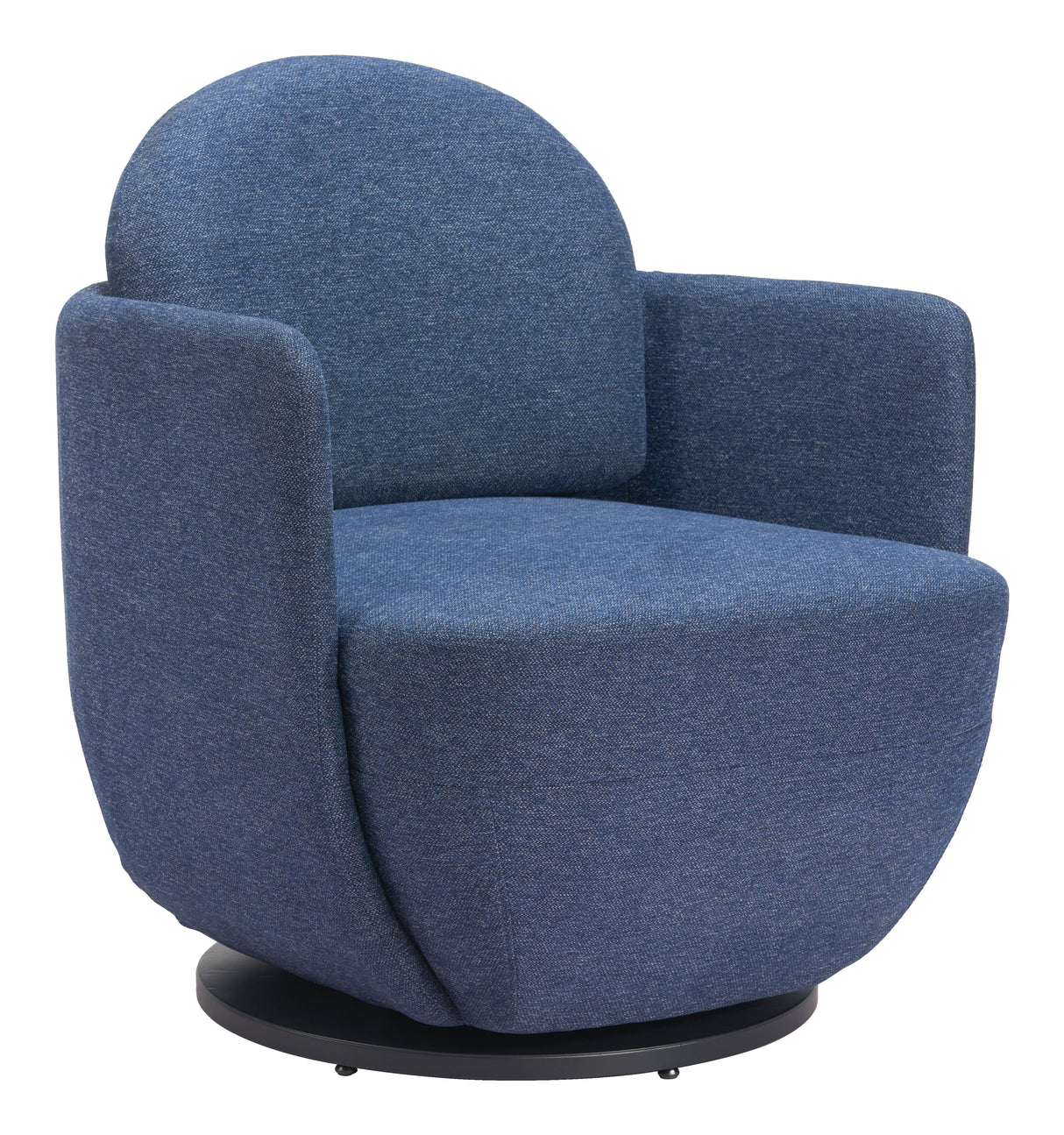 Bant Blue Swivel Chair by Zuomod at Eve Furniture