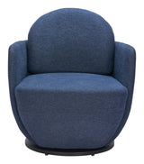 Bant Blue Swivel Chair by Zuomod at Eve Furniture