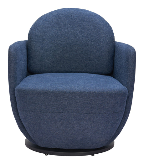 Bant Blue Swivel Chair by Zuomod at Eve Furniture