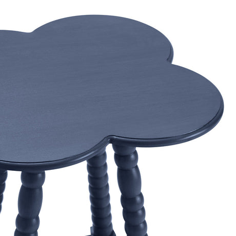 Bar Harbor Blue Accent Table by Crestview at Eve Furniture
