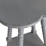 Bar Harbor Gray Accent Table by Crestview at Eve Furniture