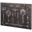 Bar Set by Mercana Studio a Hand Embellished Textured Canvas by Mercana at Eve Furniture