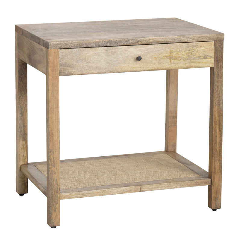 Barbados Brown Side Table by Crestview at Eve Furniture