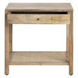 Barbados Brown Side Table by Crestview at Eve Furniture