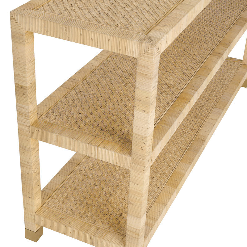 Barbados Natural Console Table by Crestview at Eve Furniture