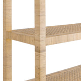 Barbados Natural Etagere by Crestview at Eve Furniture