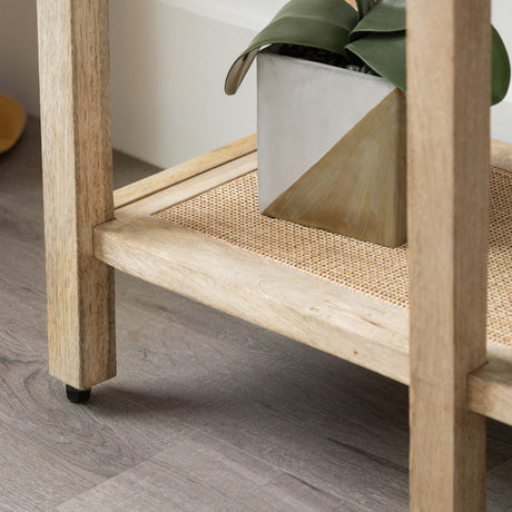 Barbados Tan/Brown Etagere by Crestview at Eve Furniture