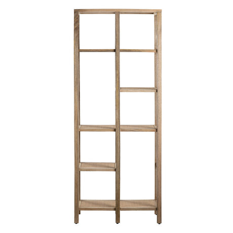 Barbados Tan/Brown Etagere by Crestview at Eve Furniture