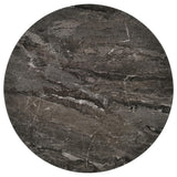 Barcelo Grey Round Faux Marble Top Metal Side Table by Coaster at Eve Furniture