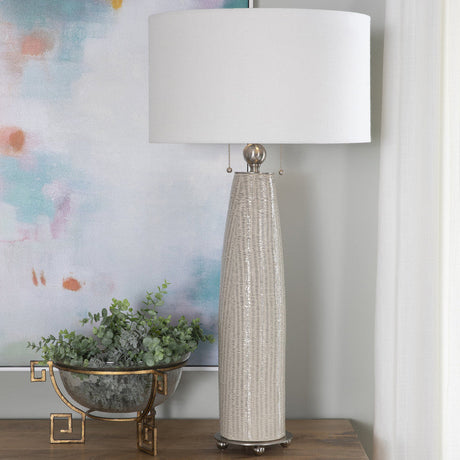 Barclay Beige Table Lamp (Set of 2) by Crestview at Eve Furniture