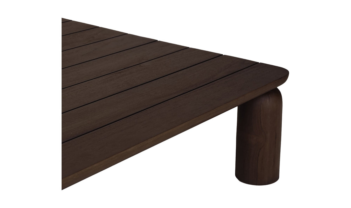 Barclay Outdoor Coffee Table Brown by Moe's Home at Eve Furniture