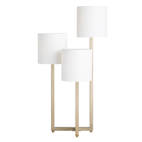 Bardot Brass Triple Arm Lamp by Crestview at Eve Furniture