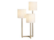 Bardot Brass Triple Arm Lamp by Crestview at Eve Furniture