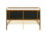 Bardot Walnut 5-Piece Queen Bedroom Set by Furniture of America at Eve Furniture