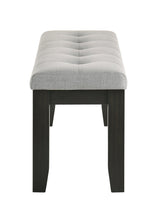 Bardstown Black and Light Gray Extendable Dining Set by Crown Mark at Eve Furniture
