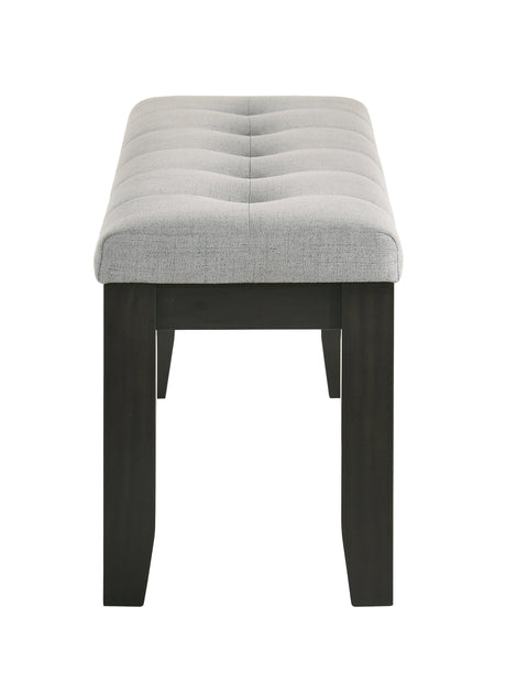 Bardstown Black and Light Gray Extendable Dining Set by Crown Mark at Eve Furniture