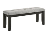 Bardstown Black and Light Gray Extendable Dining Set by Crown Mark at Eve Furniture