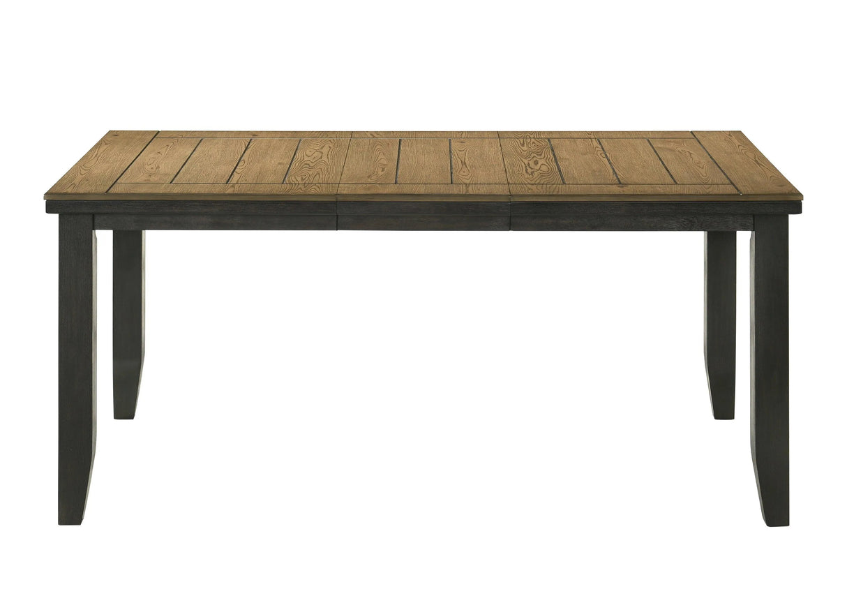 Bardstown Charcoal and Brown and Wheat Extendable Counter Height Dining Set by Crown Mark at Eve Furniture