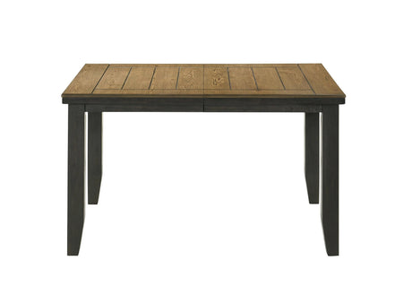 Bardstown Charcoal and Brown and Wheat Extendable Counter Height Dining Set by Crown Mark at Eve Furniture
