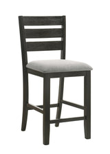 Bardstown Charcoal and Brown and Wheat Extendable Counter Height Dining Set by Crown Mark at Eve Furniture