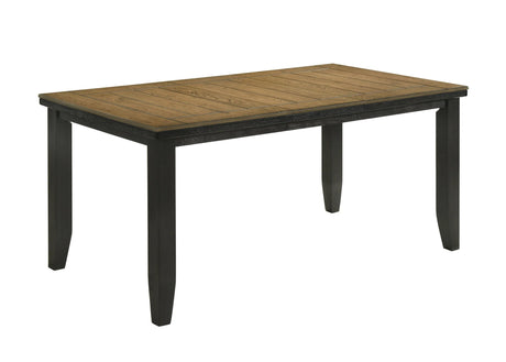 Bardstown Charcoal and Brown and Wheat Extendable Counter Height Dining Set by Crown Mark at Eve Furniture
