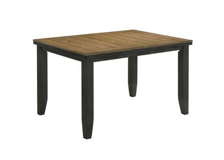 Bardstown Charcoal and Brown Counter Height Table by Crown Mark at Eve Furniture