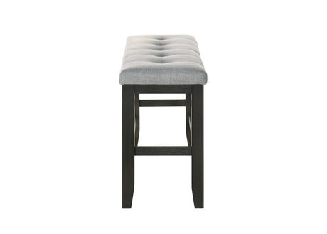 Bardstown Charcoal and Wheat Counter Height Dining Bench by Crown Mark at Eve Furniture