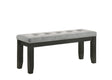 Bardstown Charcoal and Wheat Dining Bench by Crown Mark at Eve Furniture