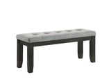 Bardstown Charcoal and Wheat Dining Bench by Crown Mark at Eve Furniture