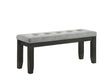 Bardstown Charcoal and Wheat Dining Bench by Crown Mark at Eve Furniture
