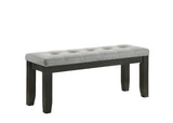 Bardstown Charcoal and Wheat Dining Bench by Crown Mark at Eve Furniture
