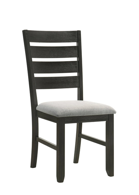 Bardstown Charcoal and Wheat Dining Chair, Set of 2 by Crown Mark at Eve Furniture