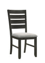 Bardstown Charcoal and Wheat Dining Chair, Set of 2 by Crown Mark at Eve Furniture