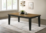 Bardstown Charcoal and Wheat Dining Table by Crown Mark at Eve Furniture