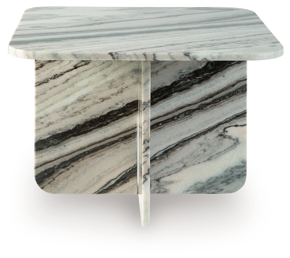 Baretton Black/White/Taupe Accent Coffee Table by Ashley at Eve Furniture
