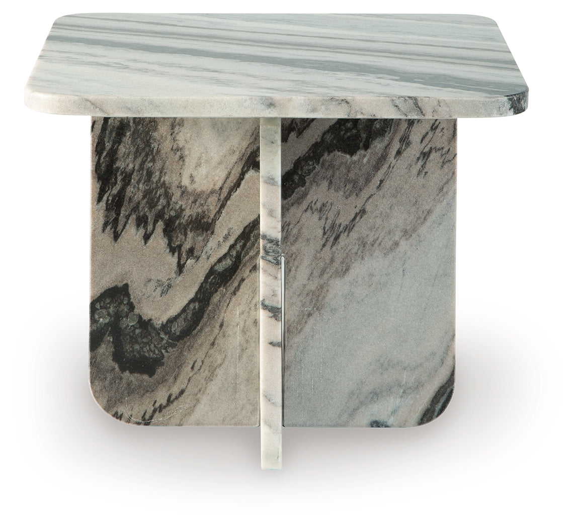 Baretton Black/White/Taupe Accent Coffee Table by Ashley at Eve Furniture
