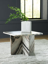 Baretton Black/White/Taupe Accent Coffee Table by Ashley at Eve Furniture