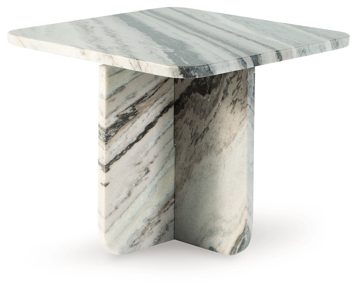 Baretton Black/White/Taupe Accent Coffee Table by ASHLEY FURNITURE at Eve Furniture